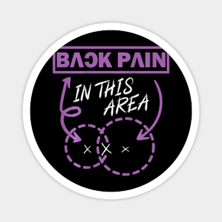 Back Pain In This Area Magnet